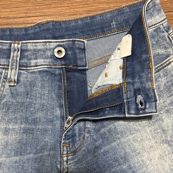 G-Star3301 Deconstructed Blue Super Slim Jeans for Men Size: W30L32 - Picture 9 of 11